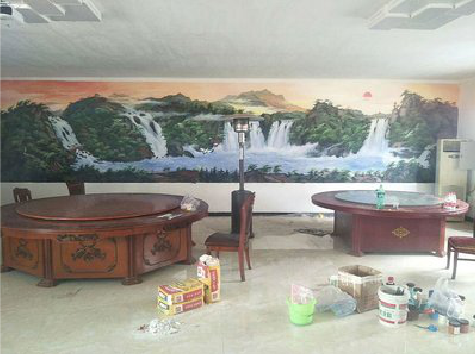 岳池墙绘-写实风景