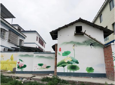 岳池室外墙绘-从选材到保养。