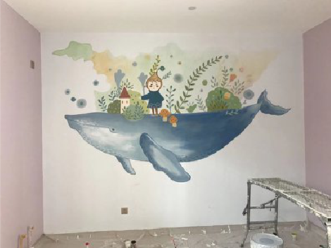 岳池手绘墙的特点及优势。