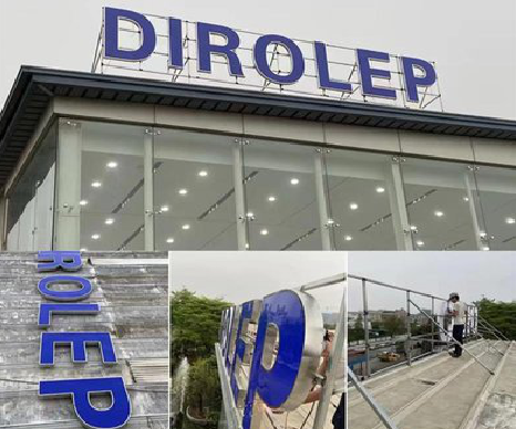 岳池楼顶发光字安装的注意事项。